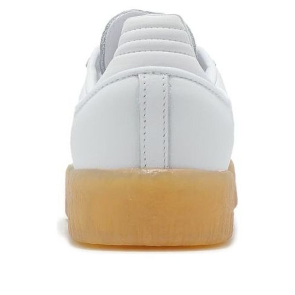 ADIDAS ORIGINALS WOMEN'S 9.5 SAMBAE WHITE WONDER BLUE JP5609 NWT - Picture 4 of 6